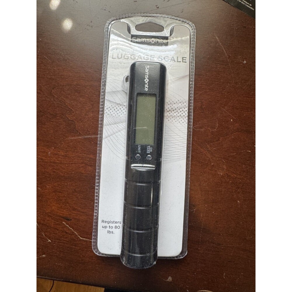 Samsonite Digital Luggage Scale Portable Travel Hanging Scale 80 lb NEW